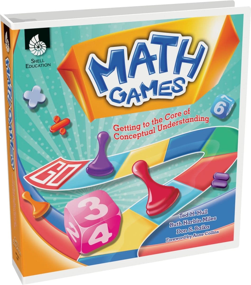Shell Educational Publishing 1495907 Math Games Book - Getting to the Core of Conceptual Understanding, Grades K to 8