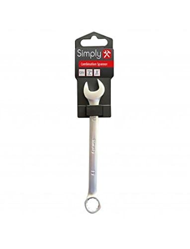 SimplySimply Tools COMBS11 11mm Combination Spanner Value for money tool Same-sized ring & open-ended spanner reach tight areas