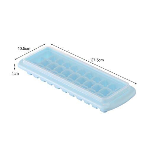 YXWbg Ice Cube Tray Ice Cube Tray, Ice Cube Tray Moulds with Non-Spill Lid, Best for Water, Cocktail and Other Drink ice molds (Color : A)