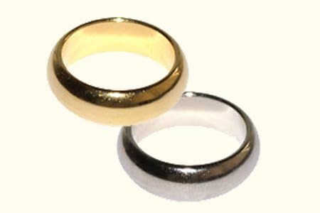 Magnetic PK Ring Gold Colour - Medium 20mm