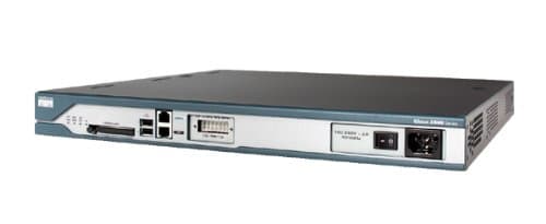 Cisco 2811 Voice Bundle - Router - voice/fax module - EN, Fast EN - Cisco IOS SP services - 1 U external