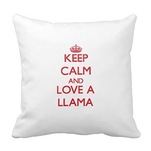 18" x 18" Llama Throw Pillows Decorative Throw Pillow Case Cushion Cover