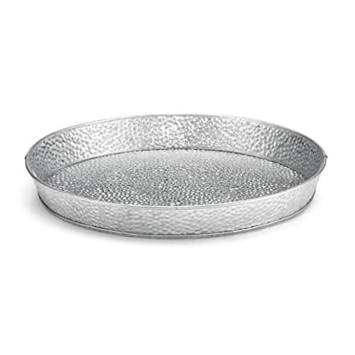 Tablecraft Galvanized Collection Round Dinner Platter 30.5cm-2PK