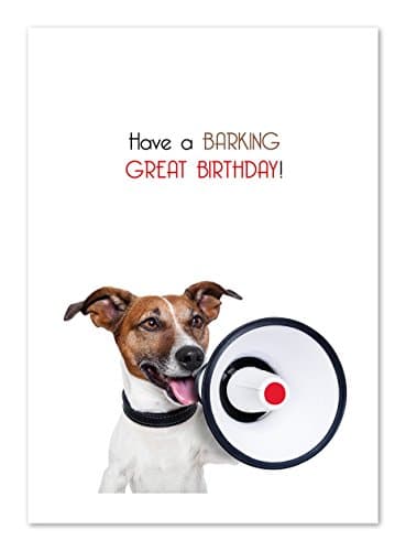 A barking birthday - A3 Art Print