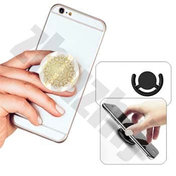 zhuzhij 360 degree rotation Multi-function Cell Phone Holder Pop cellular phone bracket Socket Universal Expanding Stand Grip hands Mount for Smartphones and Tablets - Rose Gold Mandala