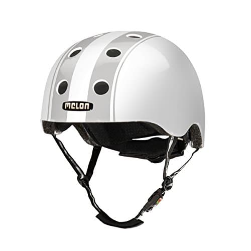 Melon Urban Active Decent Double Helmet - Grey Matt/White, Medium/Large 52-58 cm