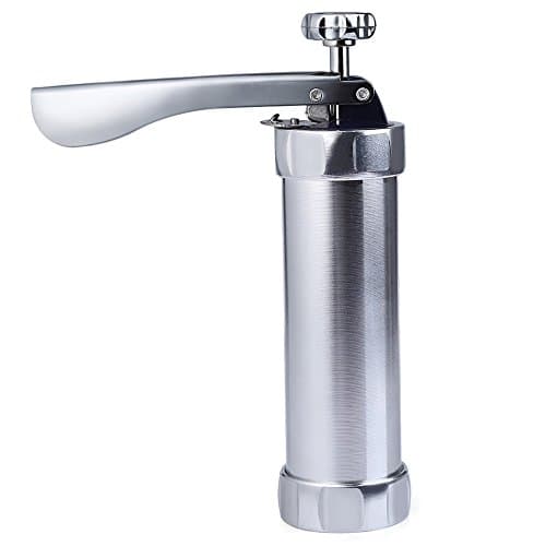 Cookie Press Kit,Biscuit Make Machine with 4 Pieces Decorating Nozzles and 20 Pieces Mould Blade,Bake Tools