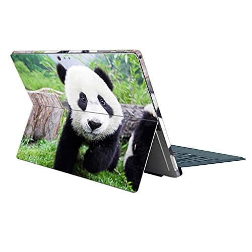 ProElife Ultra Thin Precision-cut 3M Sticker Smooth Protective Decal Skin Body Sticker Cover Protector Sticker for Microsoft New Surface Pro 5 (2017 Released) 12.3 Inch (Panda)
