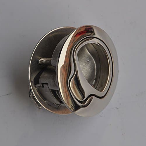 Stainless Steel 316 Marine Boat Flush Pull Hatch Latch Locking Lift Handle by ISURE MARINE