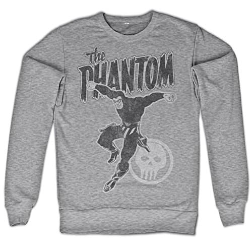 Phantom Jump Distressed Sweatshirt (H.Grey), XX-Large