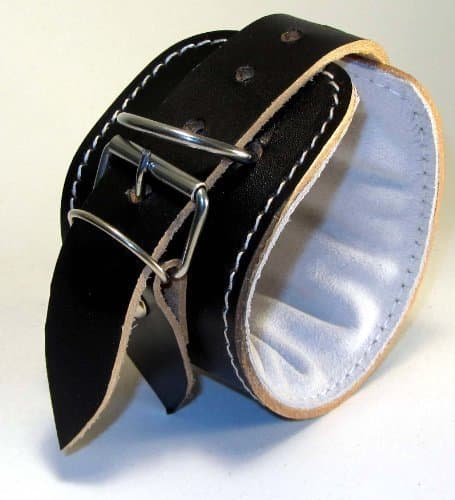 Ankle Strap ATTACHMENT Leather (Black) For CABLE EXT MACHINES (Sold Single)