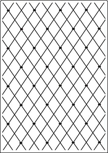 Lattice A4 Embossing Folder