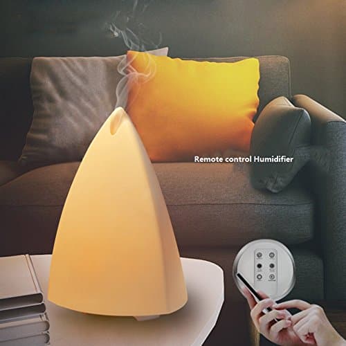 Aromatherapy essential oils diffuser fine oil plug in ultrasonic wave humidifier spray auto power off led-A 14x20cm(6x8inch)