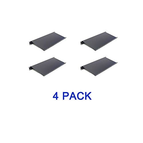 RackSonic Rack Mount KEYBOARD SHELF 19" 1U Rack Space (4 PACK)