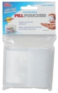 Ezy Dose Disposable Pill Pouches - 100 Count (2 PACK) by APOTHECARY PRODUCTS INC