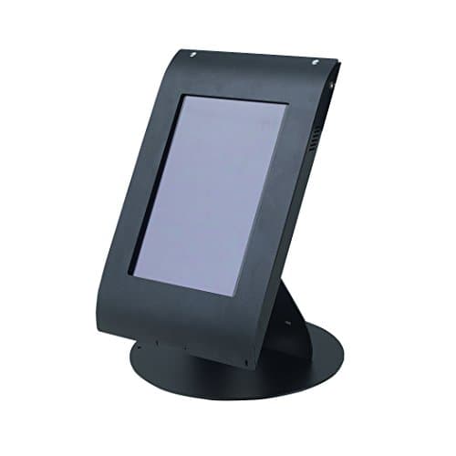 MMF Industries POS Locking Tablet Enclosure Case with Stand for 9-10 Inch Tablets, Black (TE101104)
