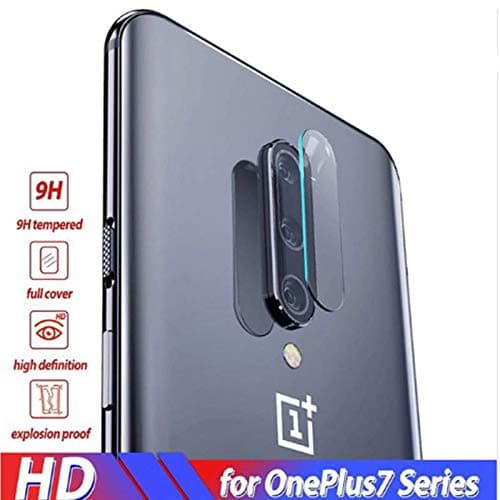 for Oneplus 7 Back Camera Lens Screen Protector Tempered Glass, [2PAK] Ultra Thin Clear Camera Shot Protective Film for Oneplus 7 1+ 7
