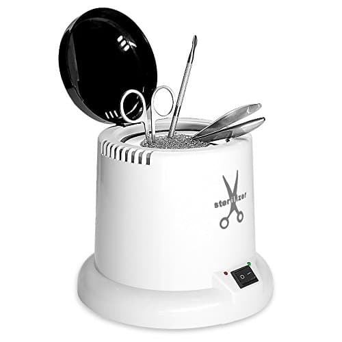 Nail Sterilizer - Tool Sterilizer - Uv Sterilizer Nails - High Temperature Sterilizer Disinfection Box for Steel Metal Nipper Tweezers Tools Clean Sterilizers Pot Nail Art Tool - Uv Sterilizer Tool