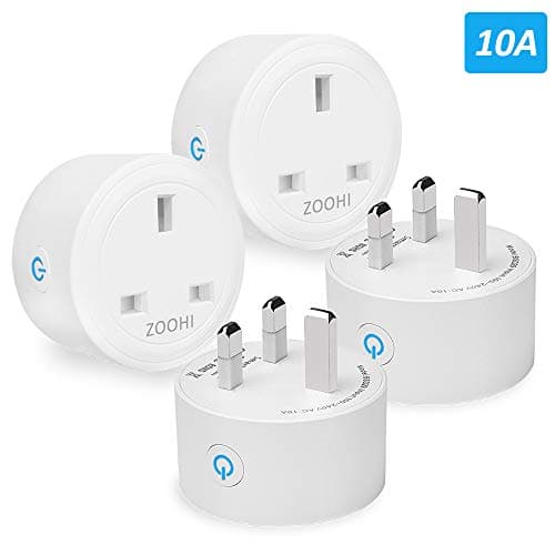 Smart Plug WiFi Outlet Mini Smart Socket Compatible with Alexa,Google Home and IFTTT,Remote Control, Timer Plug, No Hub Required,4 Pack