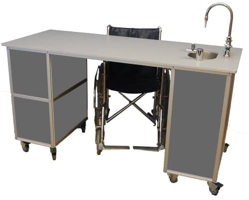 Monsam PSE-2041 ADA Accessible Portable Science Lab, Grey