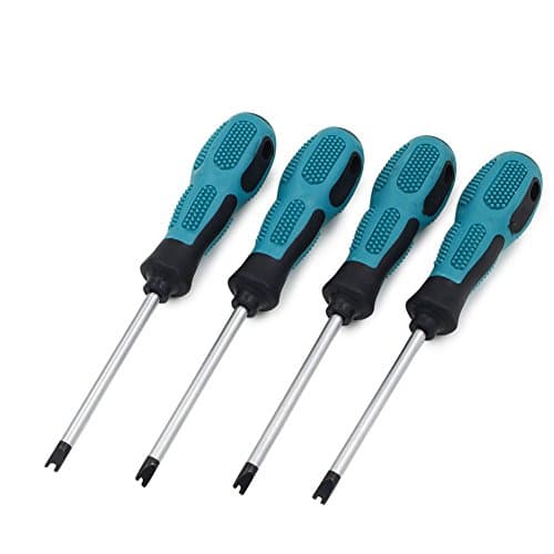 4-pieces M1.7 M2.0 M2.3 M2.6 Magnetic Tip U shaped Groove Type Screwdriver Tool