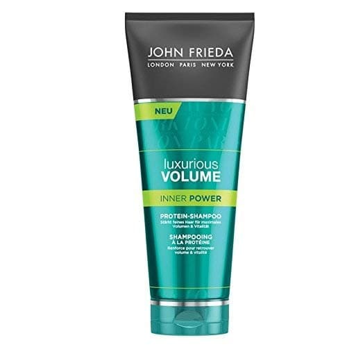 John Frieda Inner Power Protein Shampoo - 2 Pack (2 x 250 ml) - with Protein Strength Complex - for Fine Hair