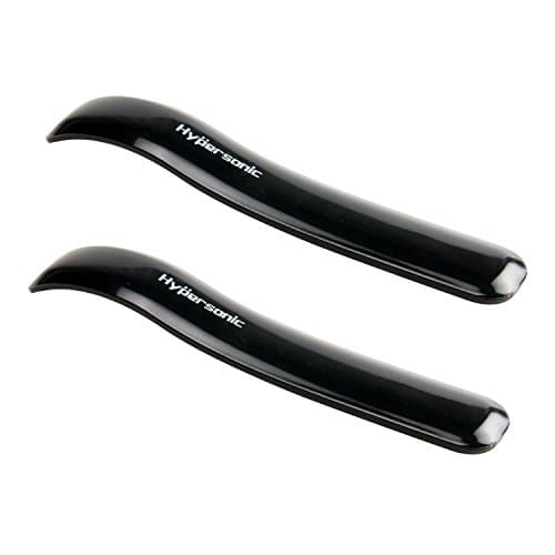 Hypersonic Car Side Rear View Mirror Guard Bumper Protector Black 2PCS