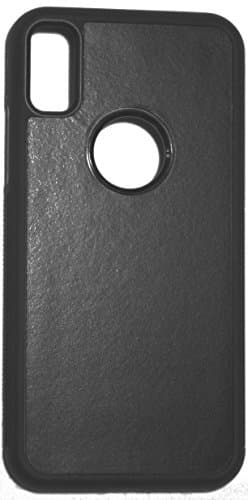 iPhone X Case, Anti-gravity Case Nano Suction Technology PC + TPU Case Sticks to Mirrors, Glass, Metal, Windows, Kitchen Cabinets, Tile, Plastic, Non-Skid for use in car (Black)