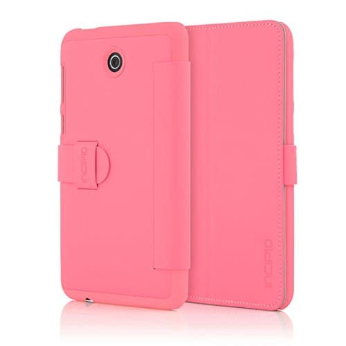 ASUS MeMO Pad 7 LTE Case, Incipio [Hard Shell] [Folio Case] Lexington Case for ASUS MeMO Pad 7 LTE-Pink