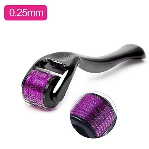 Derma Roller Kit for Face 0.25mm,540 titanium Microneedle Needle Roller for Face.