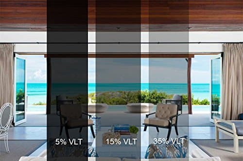 Sugo 2FT x 24FT Premium One Way Mirror Privacy Reflection Window Tint Film Energy Saver 35% VLT