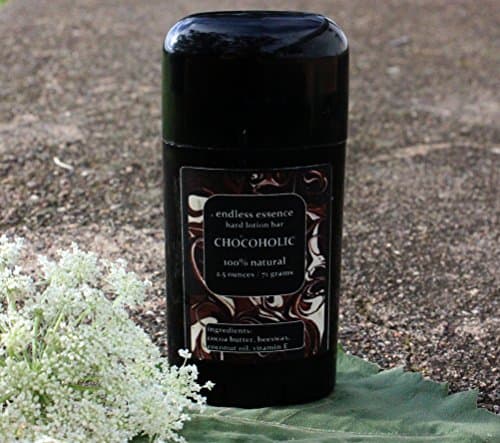 All Natural Solid Lotion Bar, 2.5oz (71g), Essential Oils, Twist-up Container (Chocoholic)