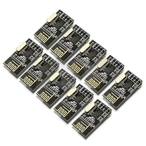 Longruner NRF24L01+ 2.4GHz Antenna Wireless Transceiver RF Transceiver Module Arduino Compatible (10Pcs)