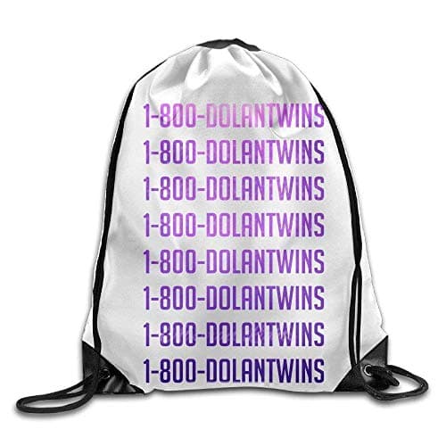 Dolan Twins Drawstring Backpack Rucksack Shoulder Bags Gym Bag