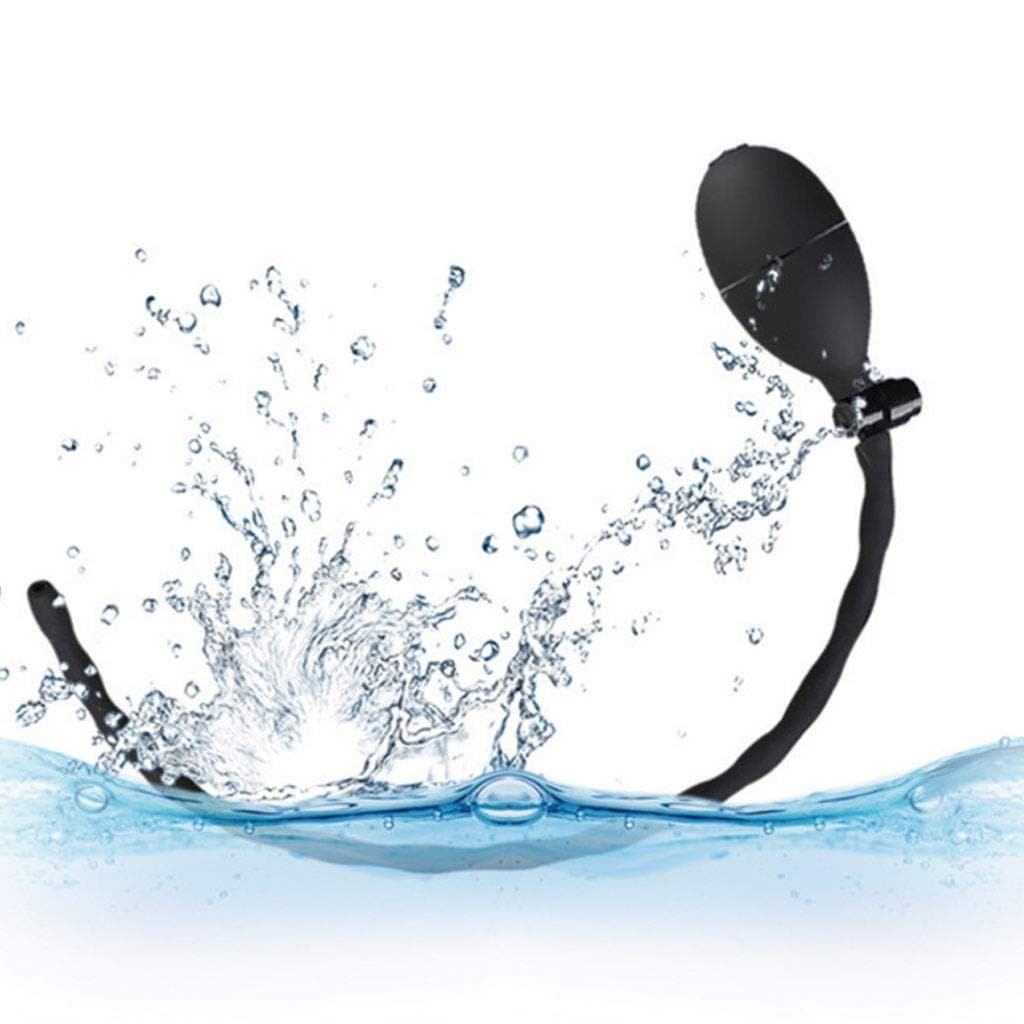 MXD Silicone Urethral Plug Inflatable Expander for Men Dilator Long Soft and Flexible Massage Waterproof T-Shirt (Size : L)