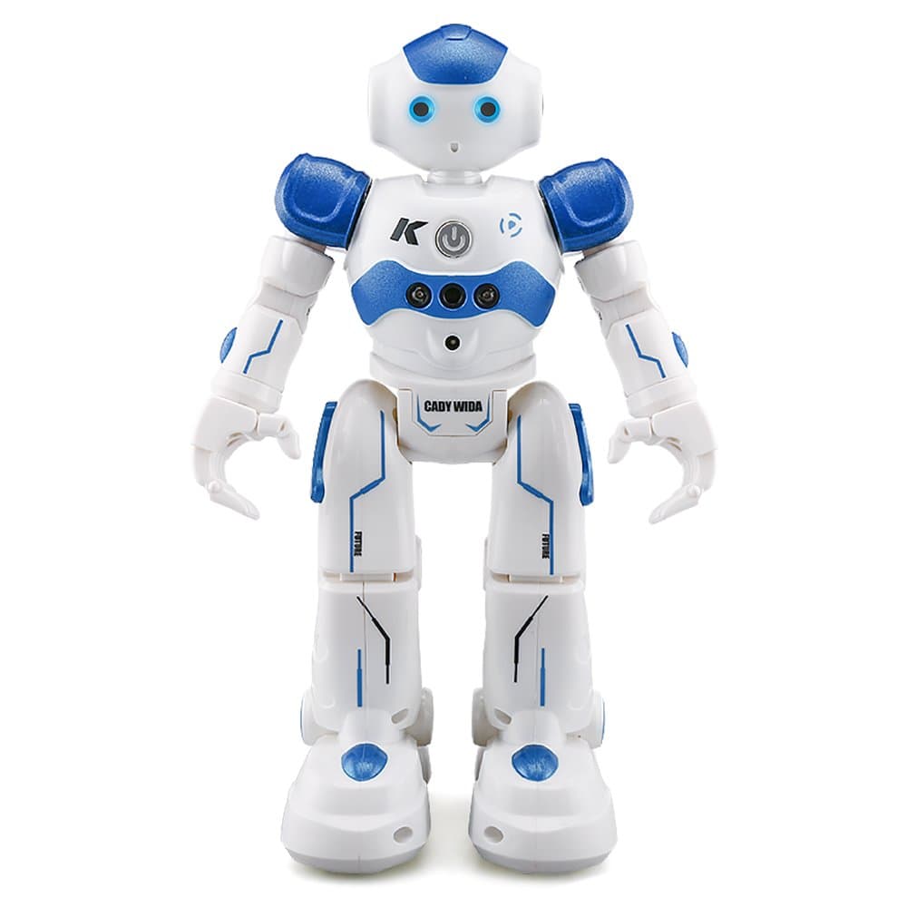 Edear Remote Control RC Robot, JJRC Cady WINI Smart Dancing Gesture Control Robot Toy Robots Kit Robotic for Kids Preschooler Entertainment - Blue