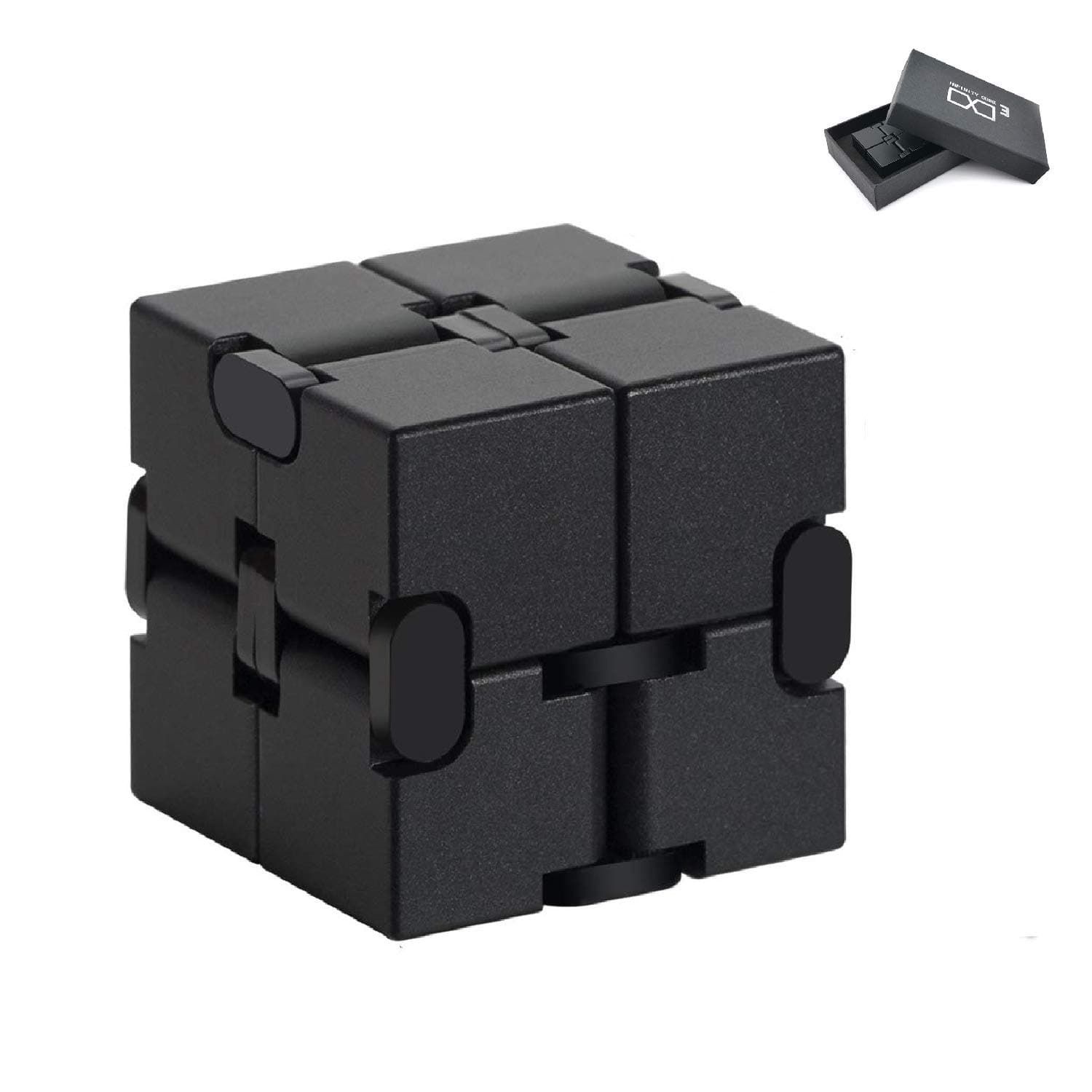 Xtozon Infinity Cube Fidget Cube Toys - Office Fidget Cube Prime for Stress and Anxiety Relief/ADHD, Gifts for Men and Kids, Cool Stuff