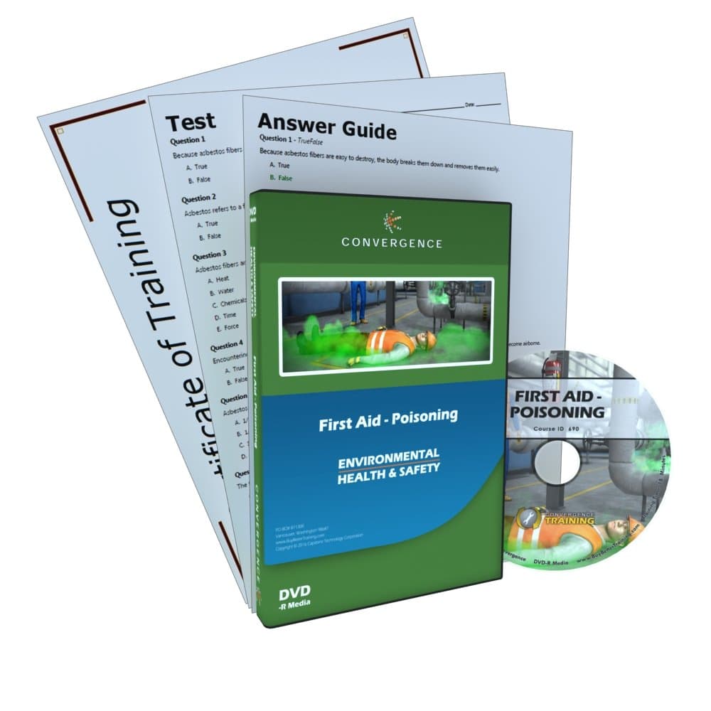 Convergence Training C-890 First Aid Poisoning DVD