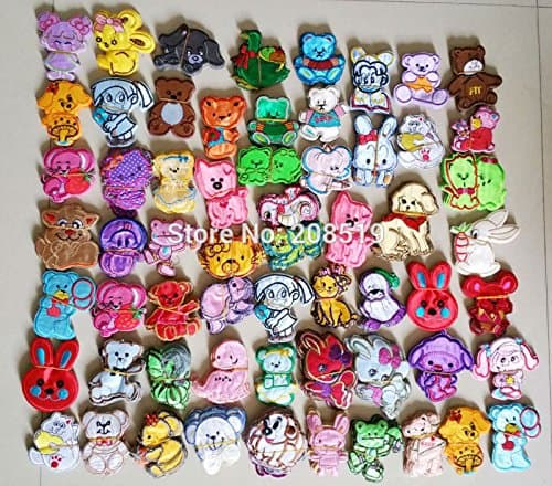 FairyMotion Ae0070 Assorted Patterns Iron On Patches For Children 25Pcs Mixed Cartoon Patch Garment Accessories Perfect Patches