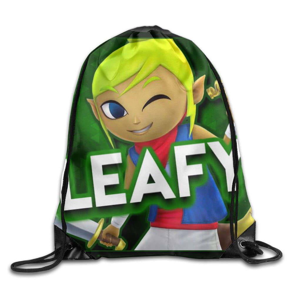 ZHUN LeafyIsHere Leafy Drawstring Bag Easy To Carry Backpack