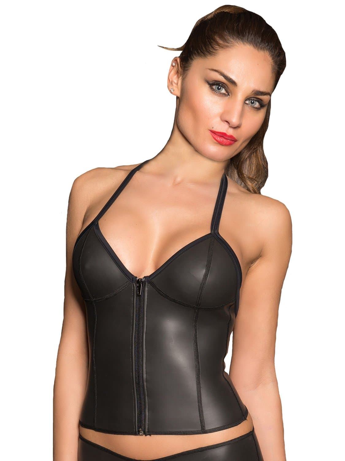 Dark City Valerious Halter Top Black