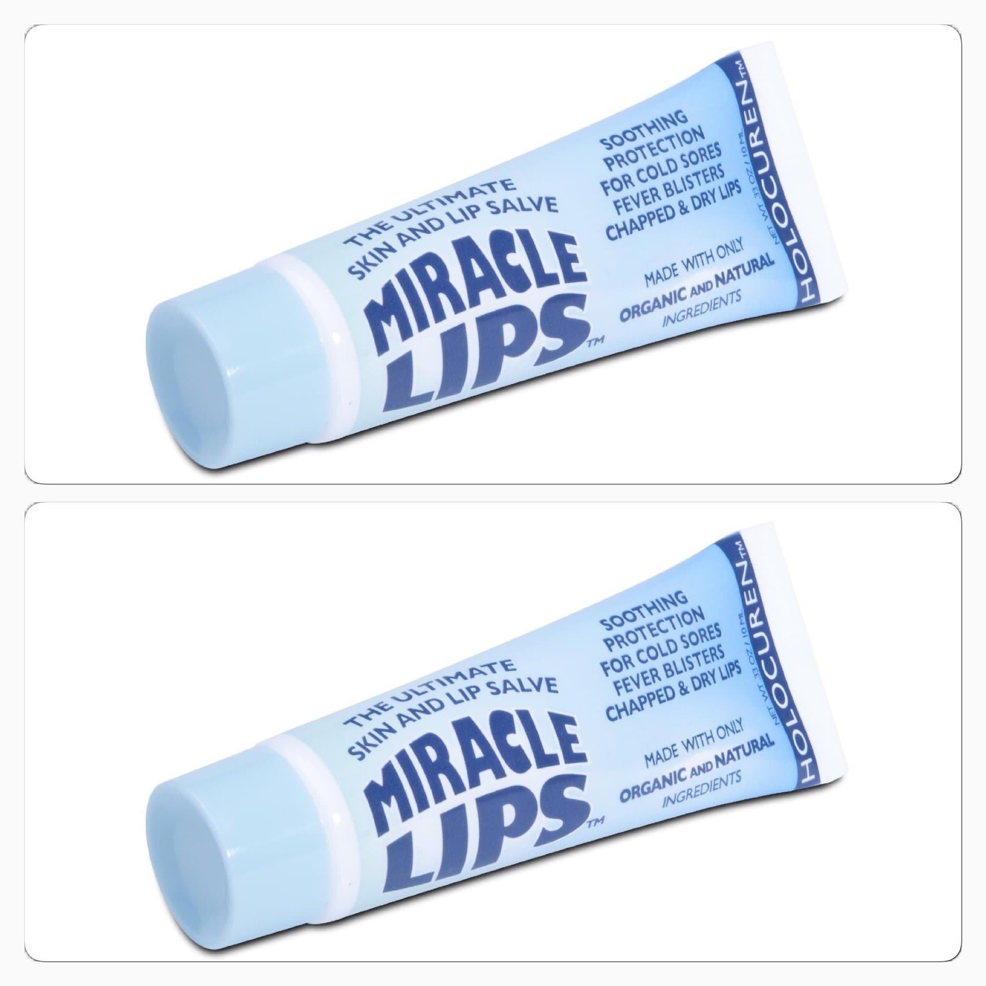 Holocuren Miracle Lips Salve (Two Pack)