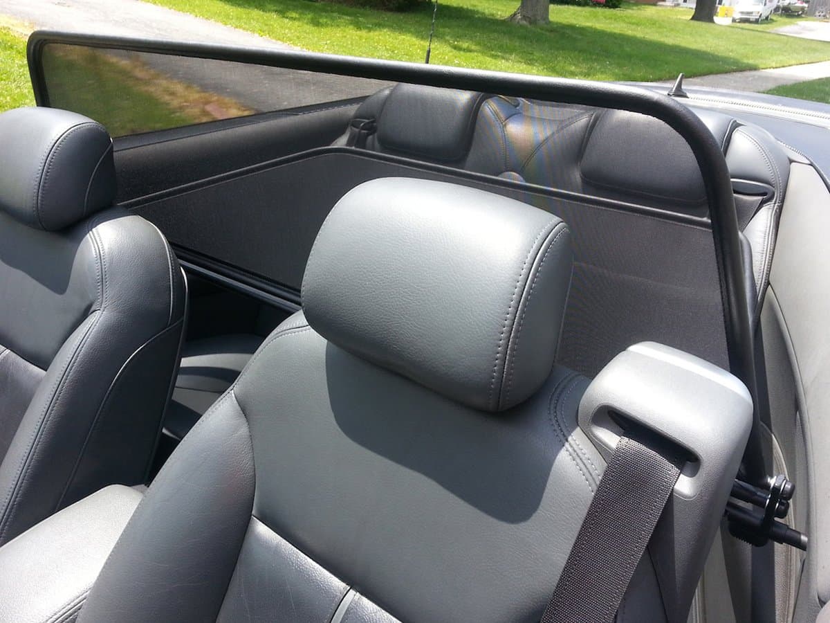 Just Roadster Wind Deflector fits Saab 9-3 Type 2003-2014 Mesh Black