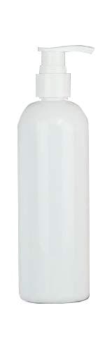 250ml Slimline (HDPE) REFILLABLE Plastic Bottle with Pump - Fits into Our Massage Oil Warmer
