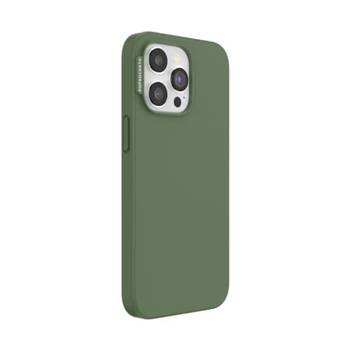 POPSOCKETS iPhone 15 Pro Max Case Compatible with MagSafe, Phone Case for iPhone 15 Pro Max, Wireless Charging Compatible, Case Only - Olive