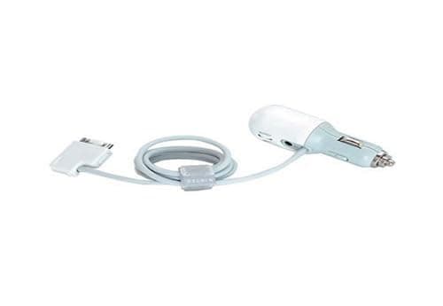 Belkin Auto Charger for iPod (White)