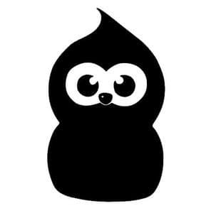 Zingy EDF Sticker Car Decal Black x1