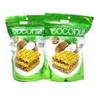 Crispy Coconut Rolls (2.1oz) - Pack of 2 - Organic, Gluten Free, Dairy Free