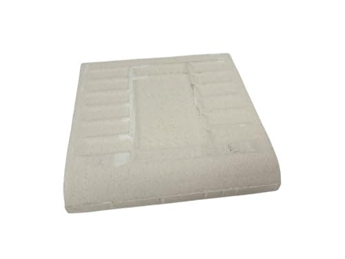 Beige Bone Almond Ceramic Tile Backsplash Cove Base 4.25 in Subway Square Wall Baseboard Floor Transition Trim Rounded Curved Edge 5 Piece Box