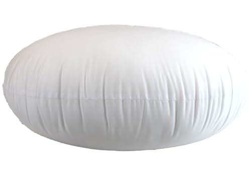 MoonRest Round Pillow Insert Hypoallergenic Polyester Form Stuffer-%100 Cotton Blend Covering for Sofa Sham, Decorative Pillow, Cushion and Bed - 30 Inch Diameter
